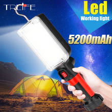 Portable Magnetic 100W Work Light LED COB Work Light USB Rechargeable Repair Flashlight Inspection Work Lamp by 18650 Battery 2024 - купить недорого