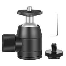 Neewer-mini tripé para luz led, parafuso de 1/4 polegadas, rotação 360 graus, com fecho e adaptador 2024 - compre barato