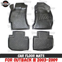 Alfombrillas para el suelo del coche, funda de goma para Subaru Outback 3 2003-2009, 1 juego/4 Uds. O 2 uds., accesorios que protegen la decoración de alfombras 2024 - compra barato