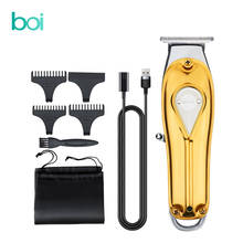 [Boi] USB Rechargeable Small Portable Hair Trimmer Low Noise Children's Clipper High Speed Professional Electric Haircut Machine