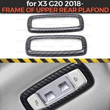 Marco de la caja superior trasera de plafond para BMW X3 2018-plástico ABS 1 juego/2 uds. Decoración del coche de moldeo 2024 - compra barato