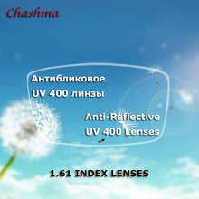 Chashma óculos de prescrição ótica com lente hd, óculos para prescrição de olhos com cor transparente, vidro antirreflexo 1.61 2024 - compre barato