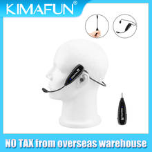 KIMAFUN 2.4G Wireless Fitness Microphone Waterproof Headset Microphone 3.5mm Receiver For Fitness Instructor,Spinning,Yoga 2024 - buy cheap