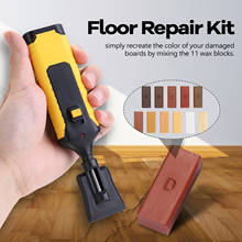 Laminate Floor Repair Kit Laminate Repairing Kit Wax System Floor Worktop Sturdy Casing Chips Scratches Mending Tool Set 2024 - buy cheap