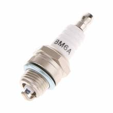 1x BM6A Lawn Mower Ignition Spark Plug For 2-Stroke 47cc 49cc 66cc 80cc Mini Moto Racing Pocket Quad ATV Dirt Pit Bike 2024 - buy cheap