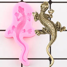 Lizard Cake Border Silicone Mould Cake Decorating Tools Animal Cupcake Topper Fondant Mold DIY Candy Polymer Clay Chocolate Mold 2024 - buy cheap
