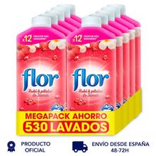 Flor 10x Смягчитель концентрированный для одежды цветок рубин и лепестки Жасмин 500 вымытый 2024 - купить недорого