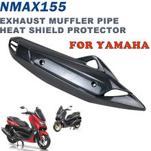 Silenciador de tubo de escape NMAX155 N-MAX155, Protector térmico, aislamiento térmico, cubierta de protección para Yamaha NMAX N-MAX N MAX 155 2024 - compra barato