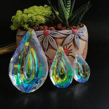 Camal-lámpara colgante con prismas para decoración del hogar, candelabro de cristal, Color AB, 38/50/76MM, 1 unidad 2024 - compra barato
