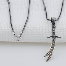 925 sterling Silver Hz. Ali Sword Zulfiqar Male Necklace 2024 - buy cheap