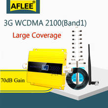 Большая распродажа! WCDMA 2100 3g Репитер сигнала Band1 LTE 2100Mhz 3g 4g Сотовый усилитель UMTS 2100mhz 3G повторитель сигнала для сотового телефона 2024 - купить недорого