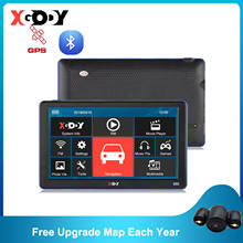 XGODY Car GPS 7'' Truck Car Navigation 256M+8GB Capacitive Screen Navigator Camera Optional Upgrade Map Free 2024 - buy cheap