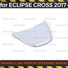 Embellecedor Triangular de funda de volante para Mitsubishi Eclipse Cross 2017-plástico ABS, 1 juego/1 pieza, decoración de moldura para coche 2024 - compra barato