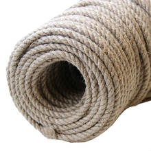 8mm 10 meters jute rope. Джутовая rope. Джутовый cord. Rope for claws. Rope for DIY 2024 - buy cheap