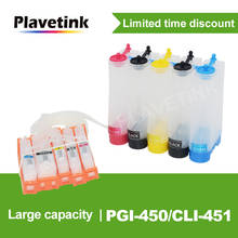 Plavetink-sistema de depósito de tinta para impresora Canon PIXMAC MX924, IX6540, IX6840, IP8740, 450 CISS, PGI 451 2024 - compra barato
