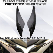 Motorcycle Scooter Accessories Carbon Fiber Fairing Cover Anti-fall Protector Guard For Honda Forza 300 Forza300 2018 2019 2024 - buy cheap
