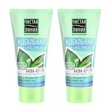 Set aqua-cream Chistaya Line PERFECT SKIN 50ml x2 pcs Health and Beauty Care Body Creams 2024 - compre barato