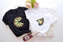 Pizza Couple T-shirt Funny Pizza Lover Shirts Matching Couple tshirts Gift Set For Her And For Him Tees Unisex aesthetic tops 2024 - buy cheap