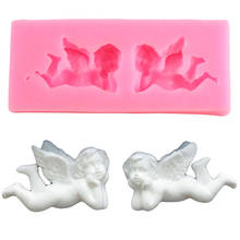 3D Angel Silicone Mold DIY Party Cupcake Topper Fondant Cake Decorating Tools Candy Chocolate Baking Molds Soap Resin Clay Mould 2024 - buy cheap