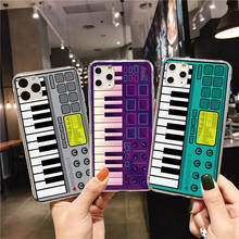 Music piano keyboard TPU soft silicone phone case for iPhone12 11Pro 12pro Max X XR XS Max 7 8 6s Plus 5 SE 12mini 11 cover 2024 - buy cheap