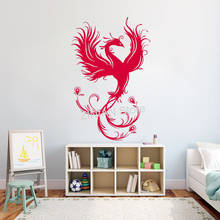 Phoenix Bird Wall Decal Ancient Animal Vinyl Sticker Fantasy Greek Mythology Art Decorations for Home Room Bedroom A630 2024 - buy cheap