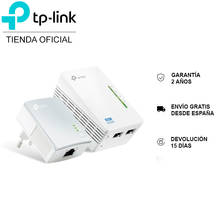 Pack repetidor WiFi TP-LINK TL-WPA4220, PLC, extensor, adaptador, AV 500Mbps, 3 puerto ethernet 2024 - compra barato