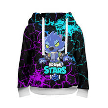 Sudadera para niños 3D Brawl Stars Leon hombre lobo. 2024 - compra barato