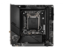 Материнская плата LGA 1200 Mini-ITX MSI Мег Z490I UNIFY, материнская плата 1200 DDR4 Intel Z490 SATA III USB3.2 PCI-E 4,0 для Core i7-11700K 2024 - купить недорого