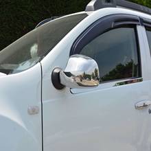 For Dacia Duster Chrome Mirror Cover 2 piece 2012-2018 P.aslanmaz Steel Stainless Steel Chromium Styling Accessories Modified 2024 - buy cheap