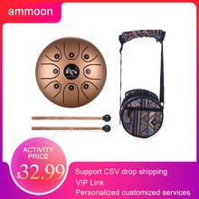 5.5 Inch Tongue Drum Mini 8-Tone Steel Tongue Drum C Key Hand Pan Drum with Drum Mallets Carry Bag Percussion Instrument 2024 - buy cheap