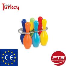 Juego de boleros deportivos para niños, juguetes educativos para niños de 25cm, bolas y alfileres, de plástico, Gutterball, Motor divertido para el desarrollo de la inteligencia entrega rápida desde Turquía no pvc ce c 2024 - compra barato