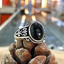 Sterling Silver Ring With Stone 925  For Men For Women Black Onyx Gemstone Gift For Him Men's Rings Handmade - Turkish Jewelry 2024 - buy cheap