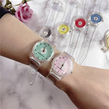 Relojes de moda Ins para Mujer, de Color caramelo Reloj de pulsera, coreano, Reloj de silicona gelatinosa, regalos para Mujer 2020 2024 - compra barato