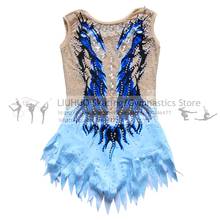 LIUHUO Rhythmic gymnastics leotard Children Teens competition dress ballroom Figure Skating dress Girls dance costumes for women 2024 - buy cheap