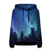 Women's sweatshirt 3D space 2024 - buy cheap