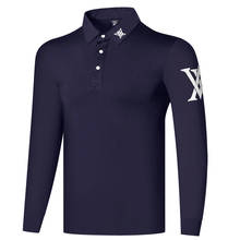 Primavera outono manga longa camisa de golfe novos homens roupas de lazer ao ar livre camisas esportivas 2024 - compre barato