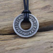 Sanlan-colar masculino de 1 peça, círculo amuleto runas de runas, para homens 2024 - compre barato
