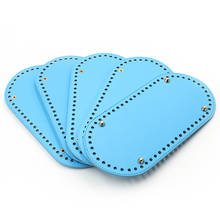 25x12cm PU Leather Blue Bag Bottoms DIY Handmade Oval Long Bottom Bag Accessories For Women Knitting Bags Handbag Crossbody 2020 2024 - buy cheap