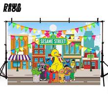 Papel de fundo fotográfico personalizado da rua gergelo, bandeira para crianças, cenário fotochamada para bebês g486 2024 - compre barato