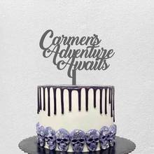 Feliz 50 cumpleaños para a decoração espanhola do topper da festa de aniversário nome personalizado espanhol do topper do bolo do feliz aniversário 2024 - compre barato
