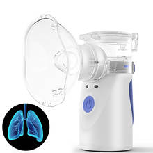 Nebulizador portátil para adultos, inhalador para asma, atomizador ultrasónico de mano, pulverizador recargable 2024 - compra barato