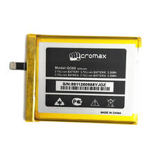 Phone Battery For Micromax Q380 Battery 3000mAh High Quality Mobile Phone Accumulator 2024 - buy cheap