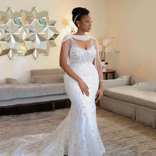 Thinyfull sexy simples vestidos de casamento a linha decote em v cintas de espaguete vestidos de noiva tule apliques de renda vestidos de novia 2020 2024 - compre barato