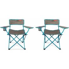 2 Pieces Camping Beach Chair Quik Chair Portable Folding Chair with Arm Rest Cup Holder Carrying and Storage Bag 2024 - buy cheap