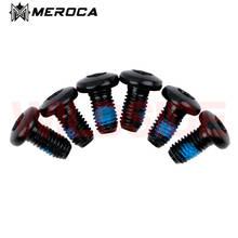 MEROCA-tornillos de freno de disco para bicicleta de montaña, tornillos de montaje T25, cabeza interna hexalobular, 12 Uds. 2024 - compra barato