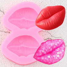 Sexy Lips Silicone Mold  DIY Wedding Chocolate Gumpaste Fondant Molds Cake Decorating Tools Cupcake Topper Candy Clay Mould 2024 - buy cheap