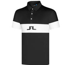 Camiseta de golfe, camiseta esportiva masculina, manga curta, 4 cores, opção de óculos 2024 - compre barato