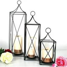 3 PCs/Suit Decorative Wrought Iron Birdcage Candle Holder Lantern Candlestick Wedding Decoration Bar Party Home Living Room Decoration 2024 - buy cheap