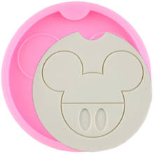 Disney Mickey Coaster Silicone Epoxy Resin Molds DIY Round Keychain Geode Coaster Agate Mould Chocolate Candy Fondant Moulds 2024 - buy cheap