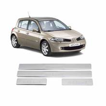 Car Door Sill Protector for Chrome Door Sill Protector for Renault Megane II SW/HB/Sedan 4 Pcs. S.Steel 2004-2010 2024 - buy cheap